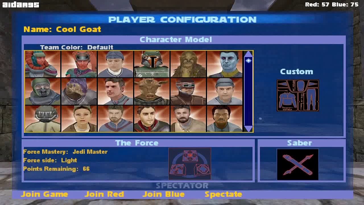 Star Wars Jedi Knight: Jedi Academy (PC) Team Deathmatch Gameplay (HD)