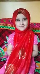 Cute baby girl while reciting the Qur'an. Must see