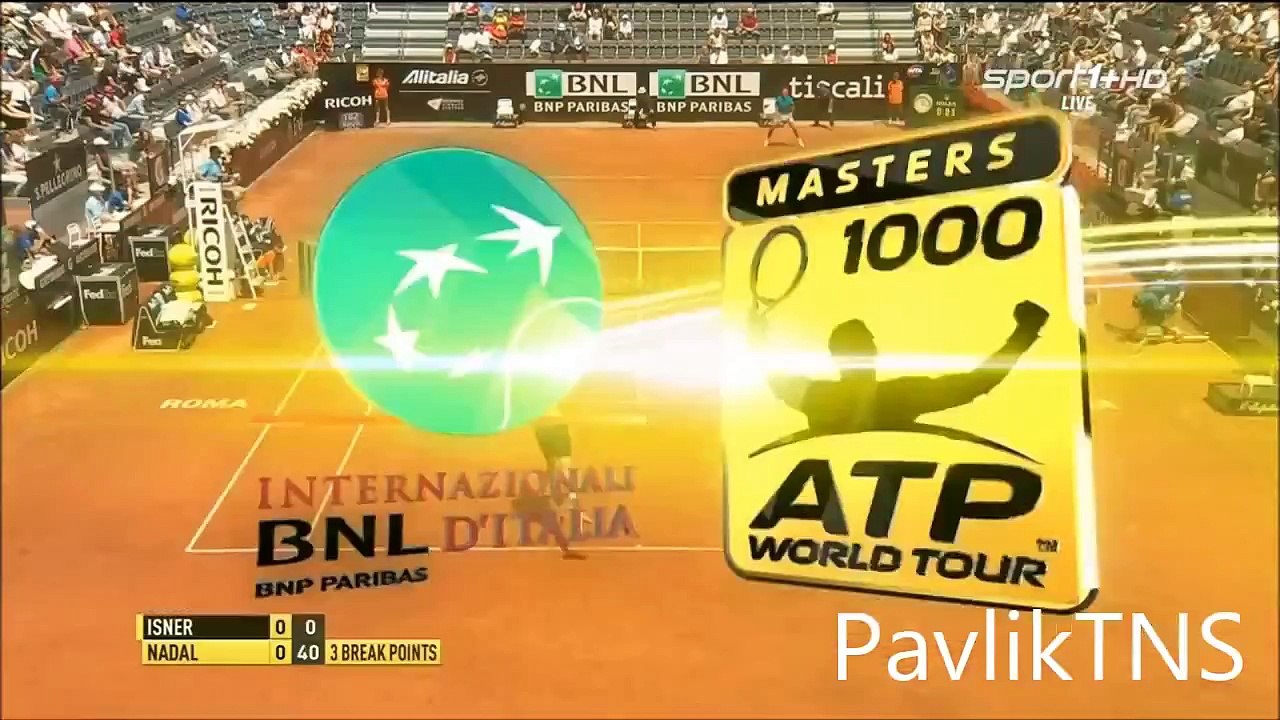 Rafael Nadal 2-0 John Isner:  Tứ kết thẳng tiến