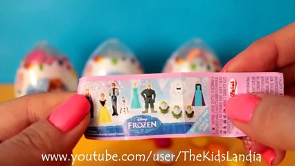 Disney Frozen Princess NEW Surprise Eggs Zaini Disney Surprise Eggs