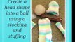 How to make Handmade dolls out of Socks from dollar tree