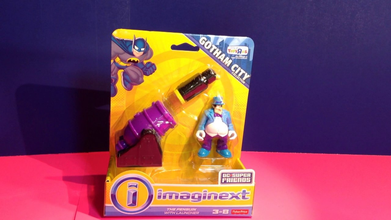 Imaginext  Penguin with Launcher Figure DC Super Friends Gotham City Collection Toys R Us Exclusive