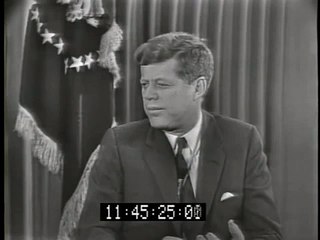 Eleanor Roosevelt interviews JFK