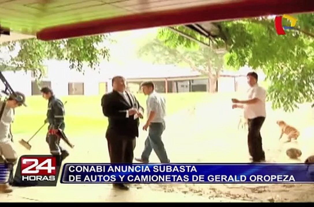Conabi anuncia subasta de autos y camionetas de Gerald Oropeza