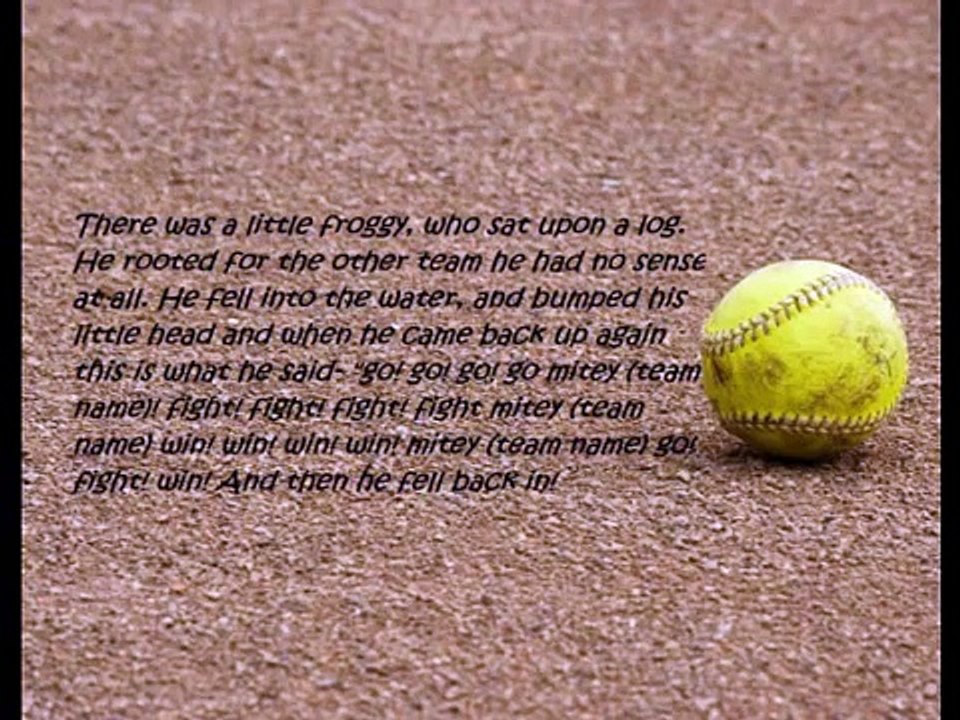 Softball Cheers&Chants