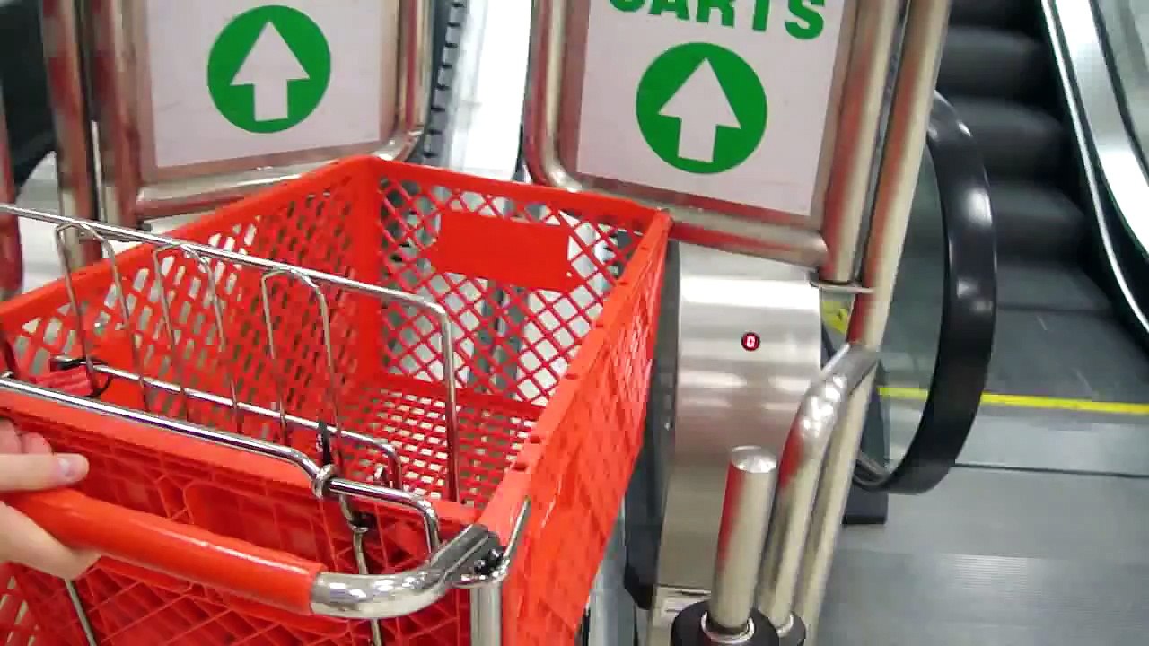 Schindler elevator and shopping cart escalators at The Atlanta Target video Dailymotion
