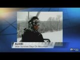 Lost boy found after two days alone in snow cave