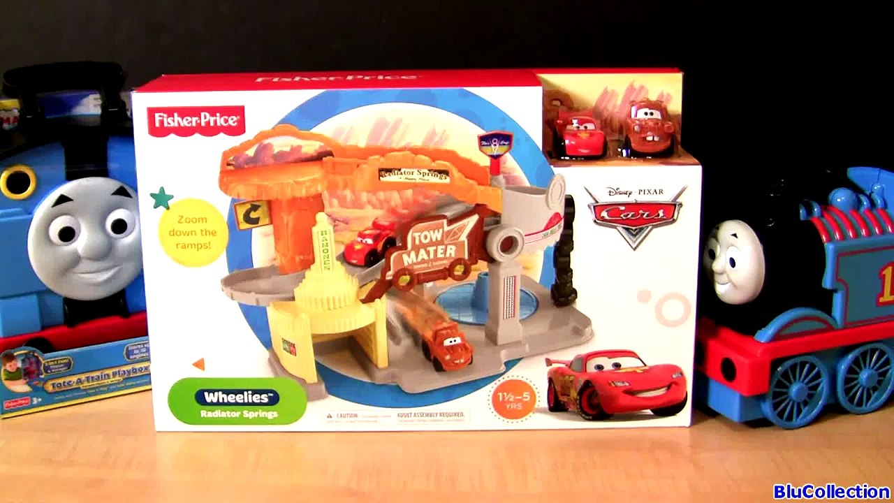 Cars 2 Wheelies Radiator Springs Playset Racers Mater Lightning McQueen Disney Pixar  Little People