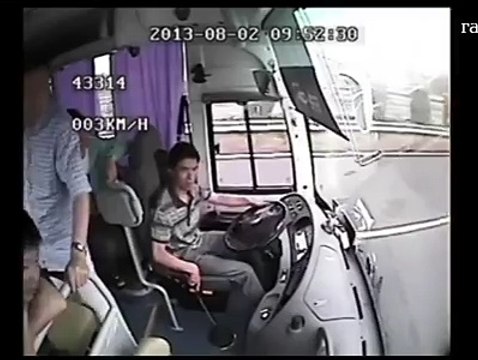 This is why bus needs to have seat belts!