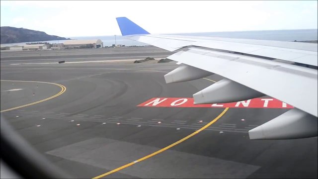 Thomas Cook Airbus A330-300 takeoff from Las Palmas (Gran Canaria airport)