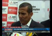 Ollanta Humala sobre Tía María: “No permitiremos que delincuentes cambien políticas de Estado”
