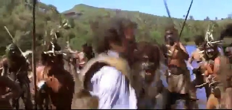 Captain William Bligh encounters Savages of Tofua, Tonga.