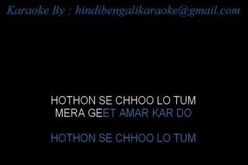 Hothon Se Chhu Lo Tum - Karaoke - Jagjit Singh - Sample
