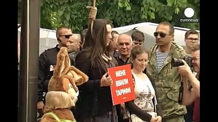 Protest in Kiew gegen hohe Energiepreise