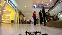 FPV GoPro RC car in Shopping Mall Christmas Shopping Slash