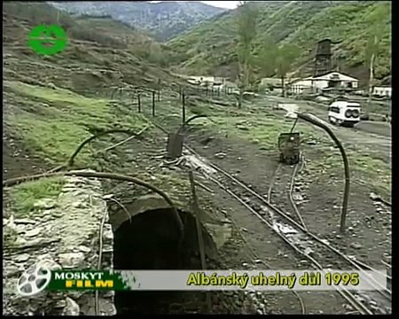 Albánie hnědouhelný důl / Albanian lignite mine
