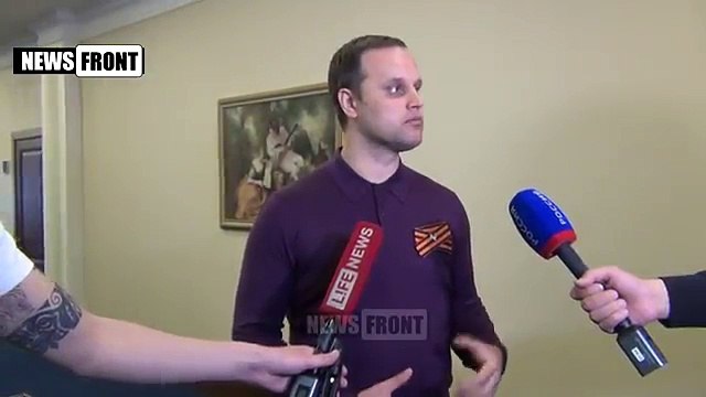 Мощное интервью Павла Губарева на антифашистском форуме в Донецке