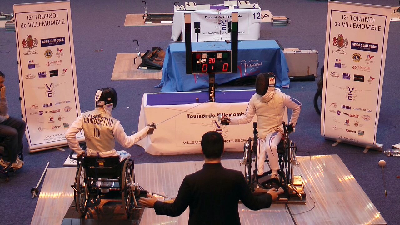 Tournoi de Villemomble 2015 - Fleuret Hommes  -  Demi-Finale Lambertini (ITA) - Lemoine (FRA)