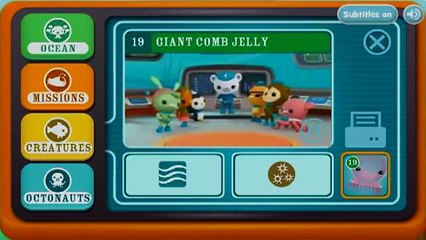 Octonauts Creatures - GIANT COMB JELLY - (3D video) - video Dailymotion