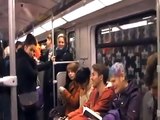 Contagious Subway Laugh : hilarious moment