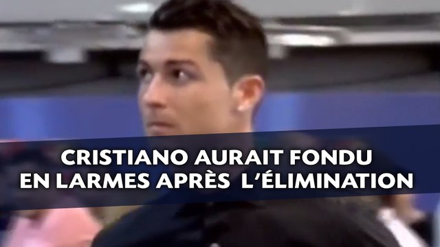 Cristiano Ronaldo victime d'une crise de larmes après l'élimination