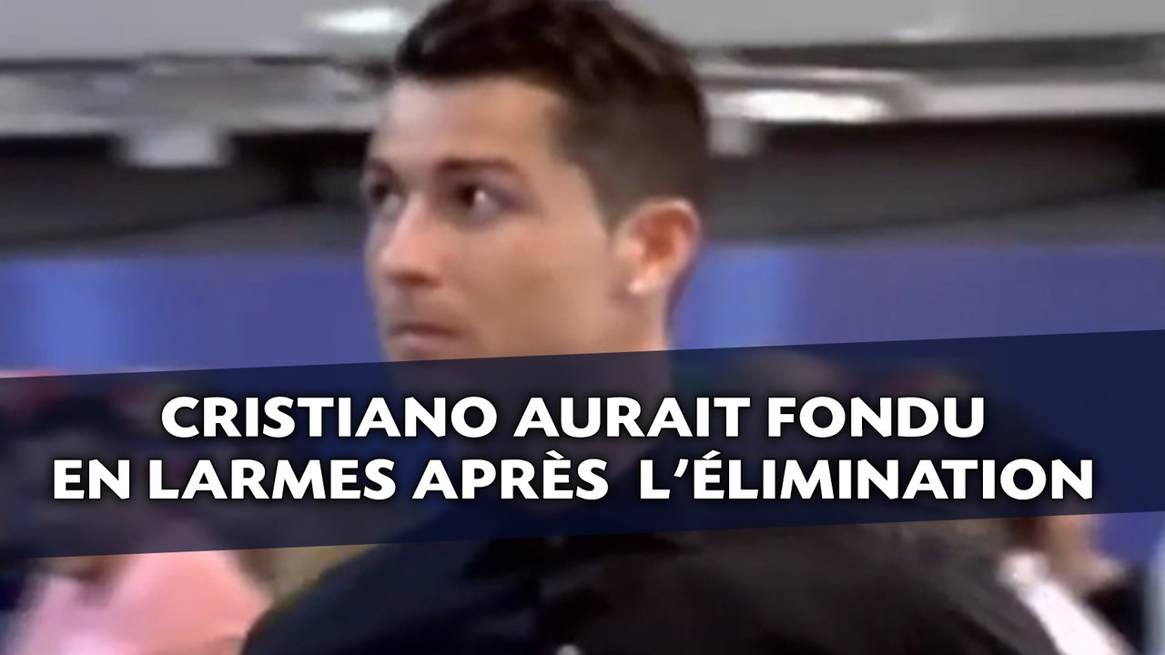 Cristiano Ronaldo victime d'une crise de larmes après l'élimination