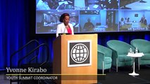 The 2013 World Bank Group Youth Summit: Fostering Youth Entrepreneurship