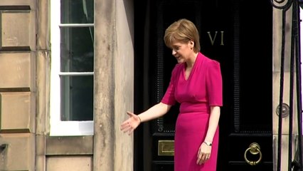 David Cameron meets SNP leader Nicola Sturgeon in Scotland