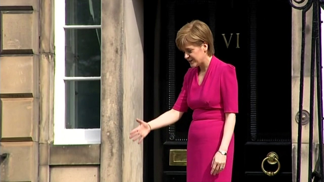 David Cameron meets SNP leader Nicola Sturgeon in Scotland