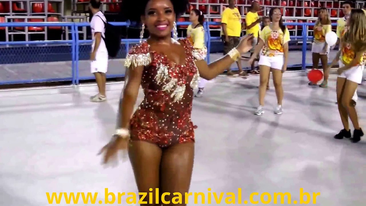 Happy Solo Dancer, Carnival Joy at Rio´s Sambadrome 2014