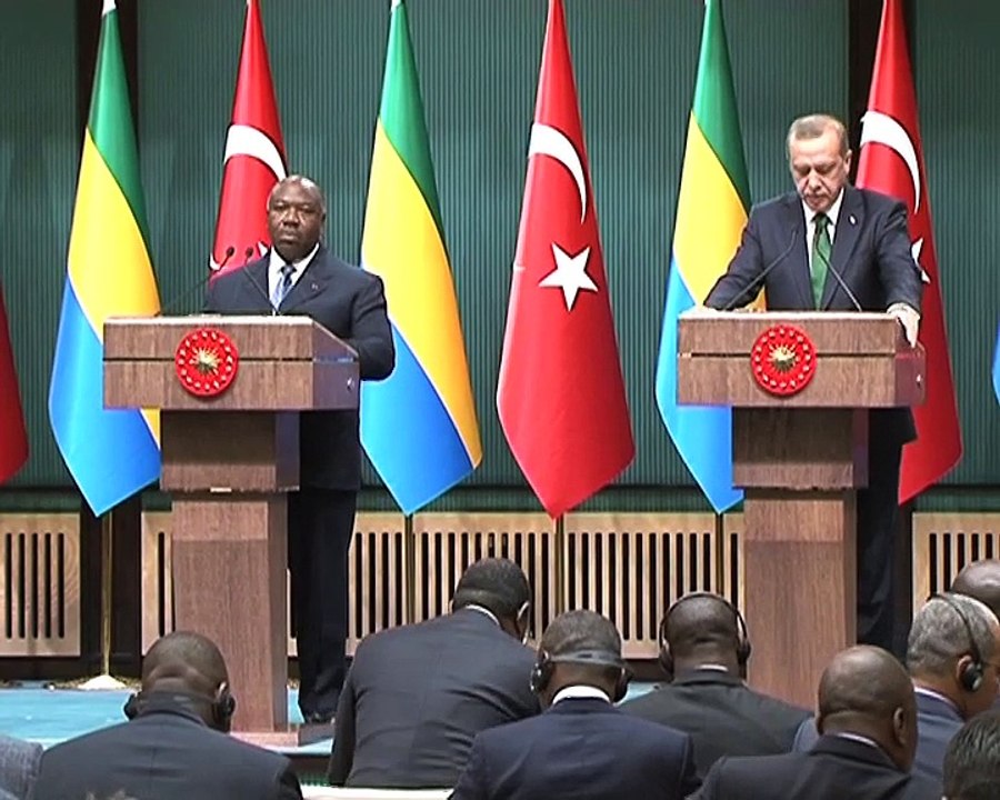 Conférence du presse du Président Ali Bongo Ondimba et de son homologue turc