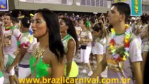 Joy in Green Breast Tops_ Samba Squad Parades Rio Avenue