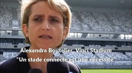 Alexandra Boutelier, Vinci Stadium, explique les nouveautés du stade de Bordeaux
