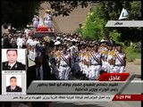 محلب ووزير الداخلية يتقدمان جنازة شهيدى الشرطة بانفجار بولاق أبو العلا