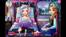 Disney Frozen Game - Elsa Frozen Flu Doctor Video Games For Kids Tutorial