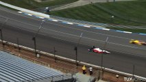 Crash de Hélio Castroneves en IndyCar (Etats-Unis)