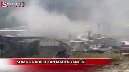 Soma'da korkutan maden yangını