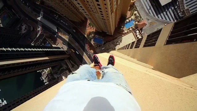 Los saltos más peligrosos en el piso 43