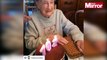 102 year old woman loses her teeth blowing out candles