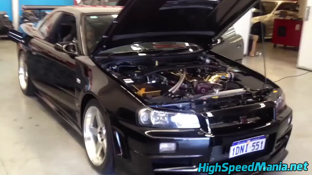 Amazing Turbo Sound - Nissan GT-R Skyline R34!
