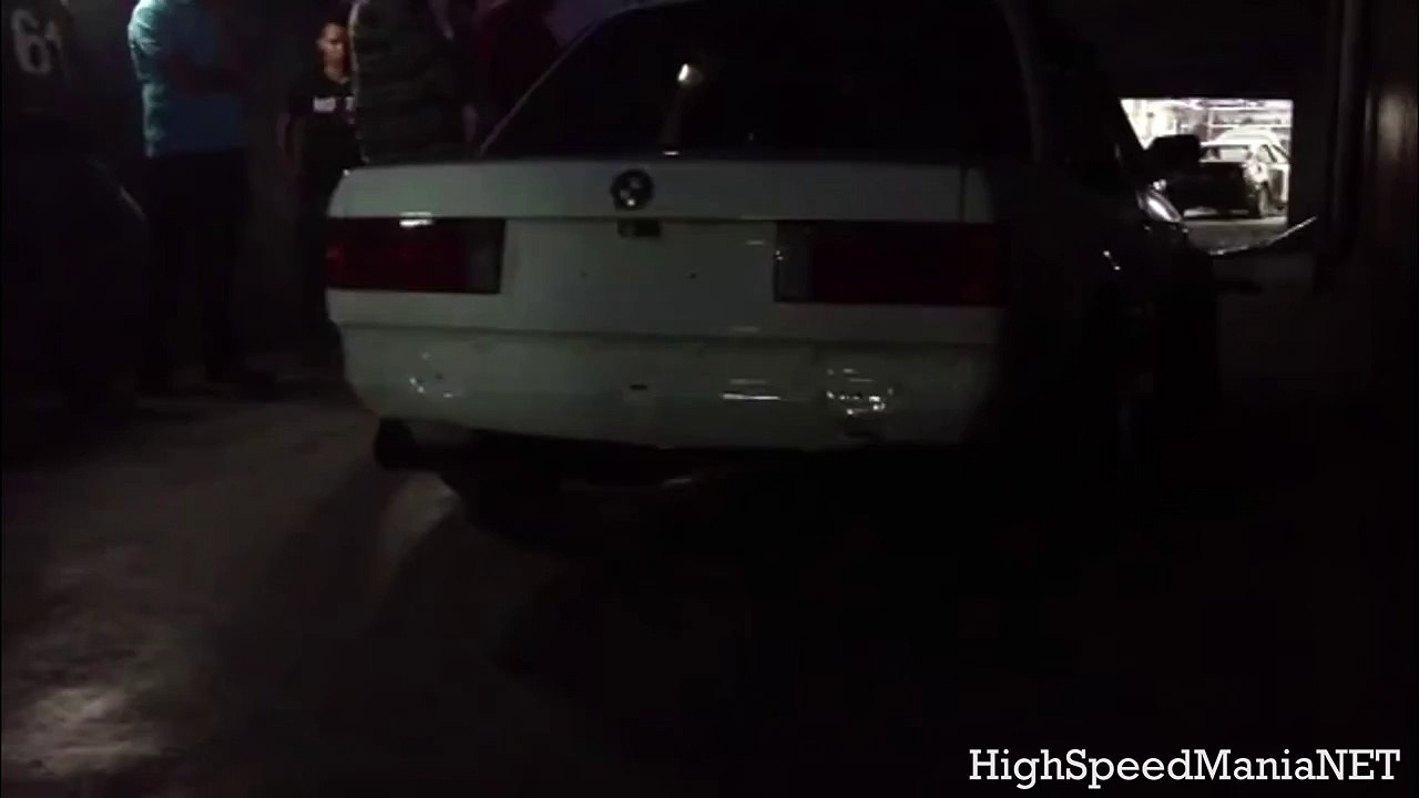 BMW E30 2JZ Engine Swap - CRAZY ANTI-LAG FLAMES!