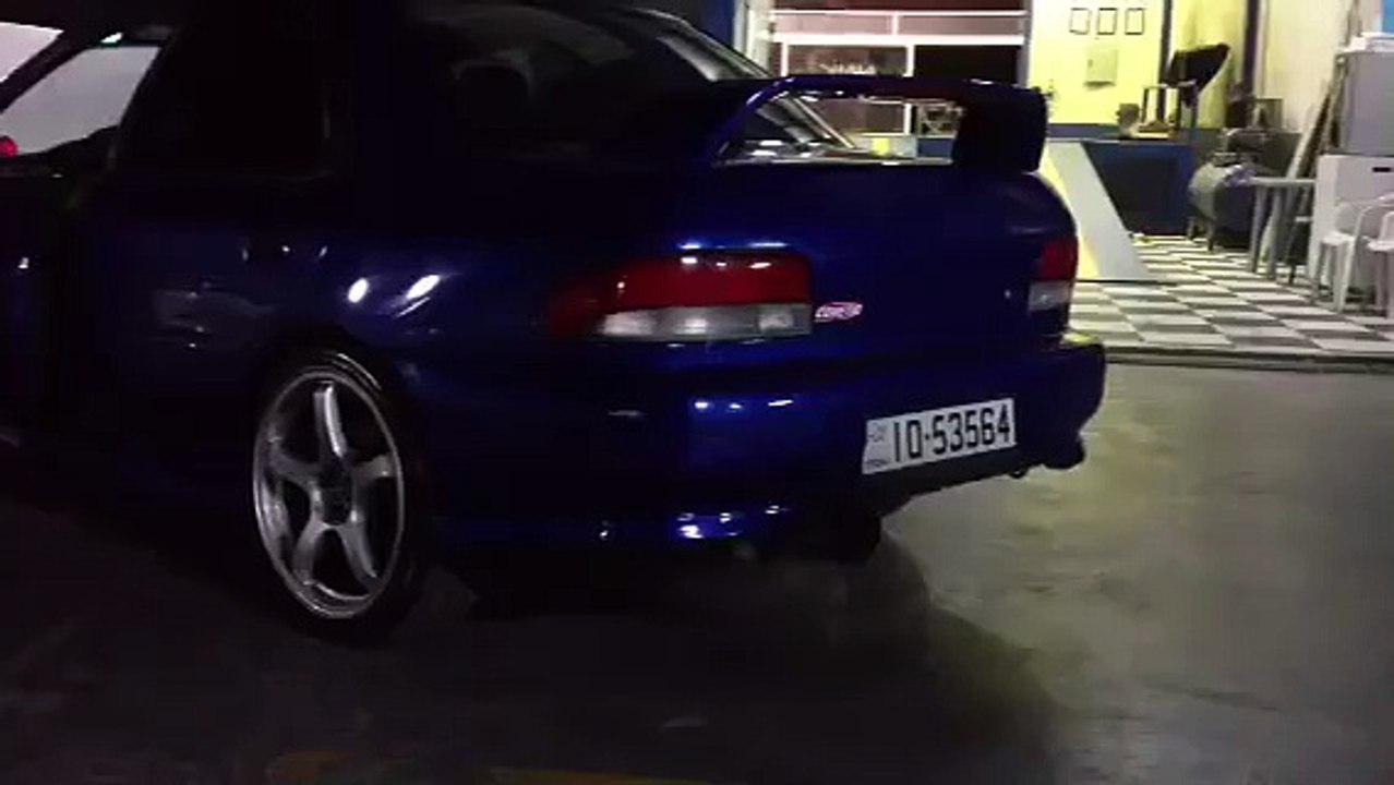 Subaru Impreza STI - SHOOTING HUGE ANTI-LAG FLAMES!
