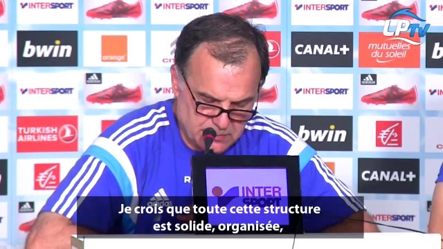 Bielsa loue les conditions de travail à l'OM