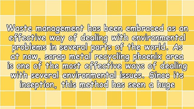 Benefits Of Using Scrap Metal Recycling Phoenix