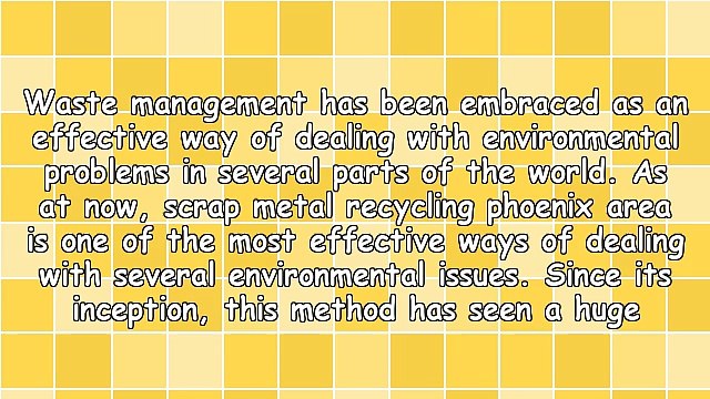 Benefits Of Using Scrap Metal Recycling Phoenix