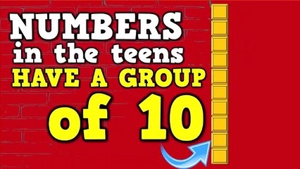 Numbers in the Teens (Have a Group of 10)-     [a place value song for kids]