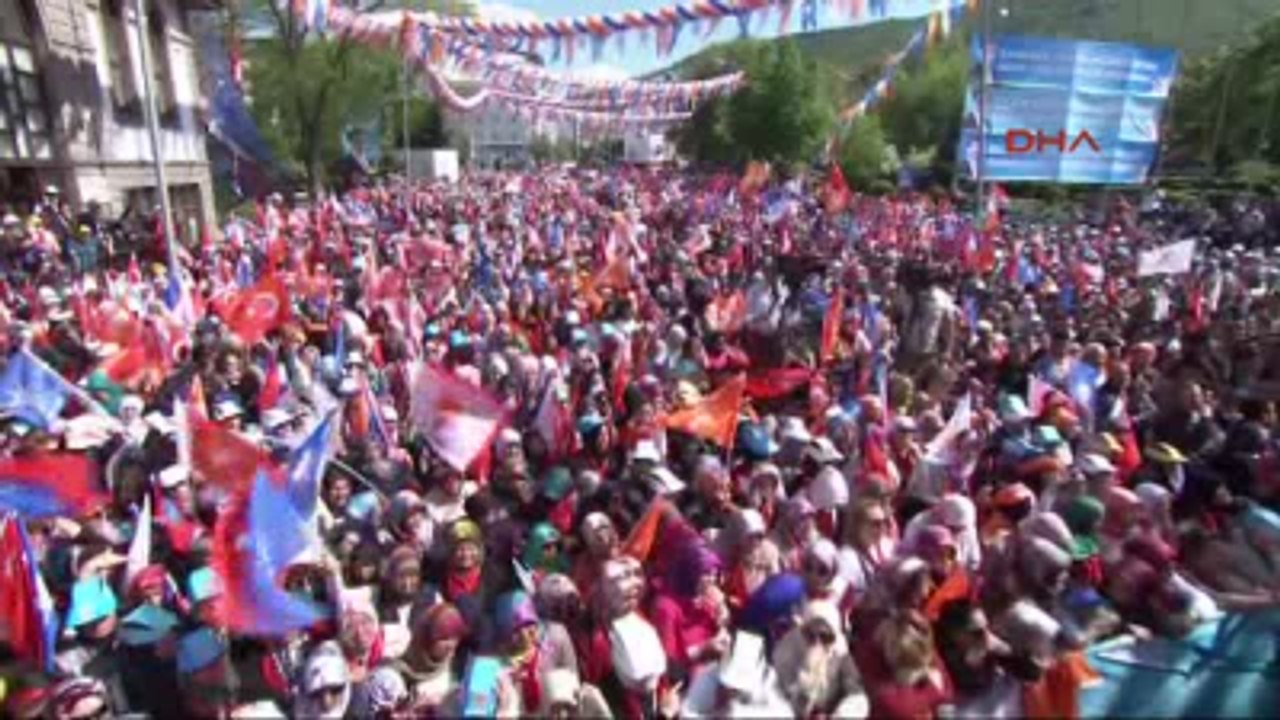 Afyonkarahisar Başbakan Davutoğlu Partisinin Düzenlediği Mitinde Konuştu-3