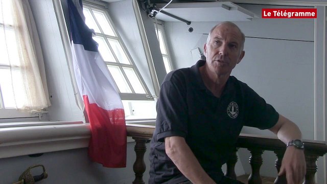 Hermione. Yann Cariou : L'Atlantique est grand et le bateau petit