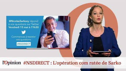 #tweetclash : #NSDIRECT : l'opération de com ratée de Sarko?