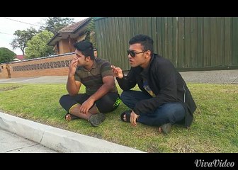 when you call your friend for fight by desi in aussie